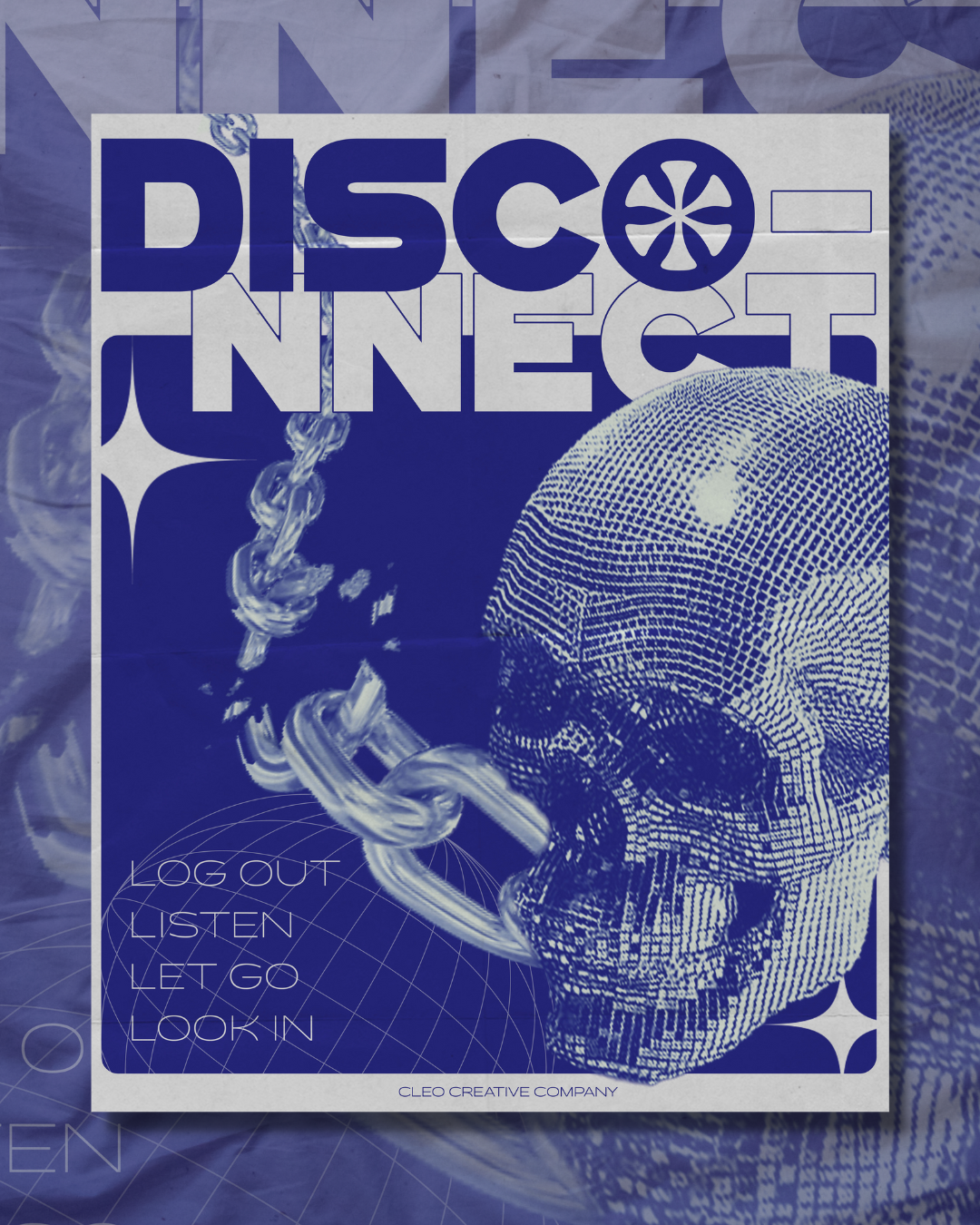 DISCOnnect Poster Blue