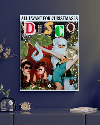 Disco Christmas Print